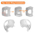 Innovative Door Knob Safety Cover for Kids (4 Pack) New Hidden Holes Covers and Lockable Design Babyproof Door knob Handle Cover - No Screwdriver ...