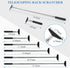 2 Pack Oversized Portable Extendable Back Scratcher, Upgraded Metal Stainless Steel Telescoping Back Scratcher Tool with Canvas Carrying Bag...