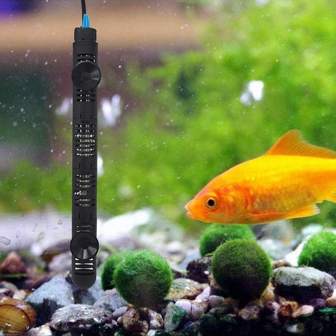 Mylivell Aquarium Heater Adjustable Submersible Fish Tank Heater 50W for 10-25 Gallon Small Aquarium Heater Mini Fish Betta Turtle Tank Heater The...