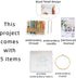Zheeyee Embroidery kit for Adults Beginners Cross Stitch Kits for Beginners Hand Embroidery with Plant Patterns and Instructions DIY Kits for Adul...