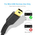 3ft Mini USB Cable, Standard USB 2.0 to Mini B Male Charger Cord Durable USB Mini to USB Charging Cable Compatible with PS3 Controller, MP3 Player...