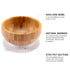 Baby Bamboo Bowls with Suction and Matching Spoon Set - 3 Piece Feeding Supplies Set for Infant, Toddlers - Detachable Silicone Suction Stay Put B...