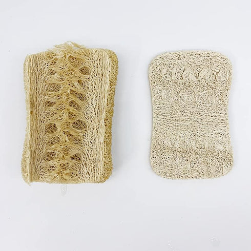 Natural Waist Shape Organic Cellulose Loofah Pad Kitchen Cleaning Dish Loofah Sponge Pad (5, 4.75x3.15)...