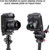 DSLR Camera L Bracket Vertical Horizontal Switching Tripod Quick Release Plate Compatible with Canon Nikon Sony DJI Osmo Ronin Zhiyun Stabilizer T...
