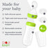 4 oz Silicone Baby Food Dispensing Spoon - 2 Pack - Great for 4+ Month Infants - Includes Stopper - Easy to Use and Mess-Free - Precise Food-Relea...