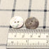 New Upick 11/13/15/23mm 100pcs Shell Buttons Sewing Craft Buttons 2 Holes (18mm)...