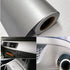 DIYAH 4D Carbon Silver Fiber Vinyl Wrap Sticker with Air Release Bubble Free Anti-Wrinkle (12" x 60" / 1FT x 5FT)...