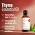H’ana Thyme Essential Oil - 100% Pure and Natural Thyme Oil for Hair, Skin, Diffuser - with a Fresh, Herbaceous Scent (1 Fl Oz)...