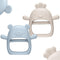2 Packs Baby Teething Toys Silicone Teething Mittens for Infants 3 Months+, Never Drop & Easy to Hold Teethers, Helps Soothing Gums & Sucking Need...