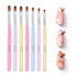 Beetles Gel Nail Brush, 7Pcs Nail Art Brushes, Nail Art Tips Nail Brushes for Nail Art Nail Painting Brush Pen Set for Home and Salon Use Decorati...