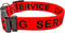 MayPaw Service Dog Collar, 1” and 1.5” Wide Dog Collar Strong Nylon Medium Large Extra-Large Dog Collar (Neck Fit 17.5-27",1.5" Wide, red)...