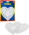 Hygloss Heart Doilies - 100 Pcs -4-Inch White Paper Heart Shaped Doilies for Valentines Crafts, Table Settings - Ideal for Valentine Doily...