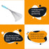 Mini Hand Fan Rake - Handheld Garden Fan Cultivator Tool - Small Hand Gardening Rake from Metal...
