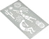 Aleks Melnyk No.434 Metal Stencil, Kokopelli Fertility Deity, Petroglyph Designs, Small Stencil, 1 PC, Template for Wood Burning, Engraving, Craft...