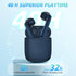 Wireless Earbuds 40H Playtime 8H Continuous Playtime Bluetooth Ear Buds, IPX6 Waterproof Stereo Sound Bluetooth Wireless Headphones with Microphon...