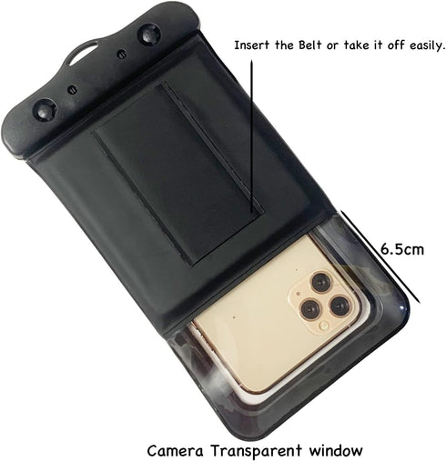 Waterproof Waist Pouch Surfing Crossbody Belt Dry Phone bag Floating Fanny Dry Pack swimming Waterproof Case with Cash key holder for Iphone 14 13...
