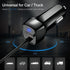 BoxWave Car Charger Compatible with Unihertz Titan - Car Charger Plus, Car Charger Extra USB Port with Integrated Cable - Black......