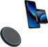 BoxWave Charger Compatible with Motorola RAZR+ - SwiftCharge PowerDisc Wireless Charger (15W), Qi Wireless 15W Circular Desktop Charger - Jet Blac...