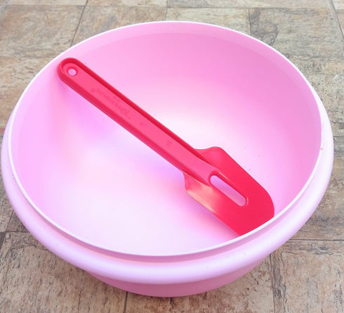 1 X New Tupperware Paddle Scraper Spatula Red by Tupperware...