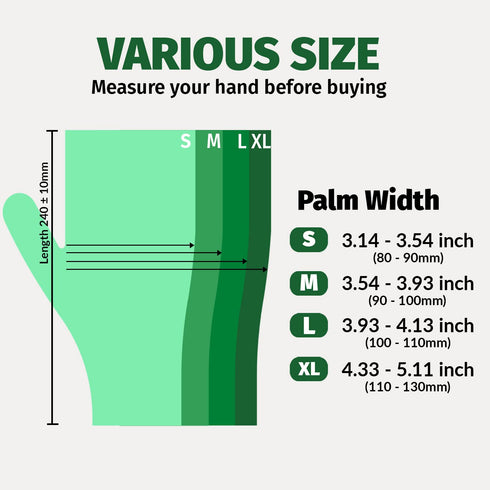 GORILLA SUPPLY Disposable Heavy Duty Vinyl Gloves Latex Free Powder Free, BPA Free Food Safe Grade Disposable Glove, Large L, 100 Count...