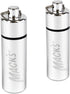 Mack's Keychain Carrying Case, Aluminum, Waterproof Ear Plugs Holder – 2 Pack (Silver)......