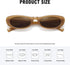 STORYCOAST Narrow Retro Oval Sunglasses for Women Men Fashion Small Frame Sun Glasses 90s Vintage Style...