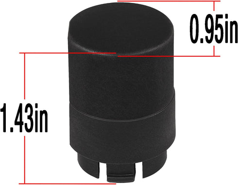 H2 Transmission Shifter Button Compatible with 2003+ Hummer H2, Gear Shift Handle Knob Button Black, Easily Removed from Shifter with a Twist and ...