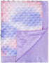 Silky Satin Baby Blanket for Girls Unique Tie Dye Minky Fabric with Soft Luxury Silk Silky Backing Toddlers Blanket for Sleeping Nursery Travel De...