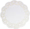 LJY 100 Pieces White Lace Round Paper Doilies Cake Packaging Pads Wedding Tableware Decoration (13.5 Inch)...