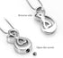Infinity Love Urn Pendant Stainless Steel Snake Chain Cremation Jewelry for Ashes for Woman Free Filling Tools Include...