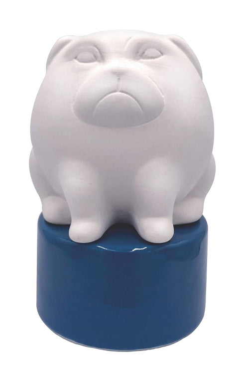 Wild Essentials Big Dog Ceramic Aromatherapy Wicking Diffuser for Essential Oils and Fragrance, Non-Electric Air Freshener for Bedroom, Office, Ba...