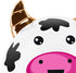 Cute Pet Humidifier, Moisturizing Soft Mist 1m Cable Mini Desktop Humidifier 230ml Water Tank For Bedroom (Cow)...
