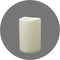 Outdoor Waterproof Flameless Candle with Timer Flickering Large Plastic Battery Operated LED Lantern Light Bright Electric Pillar for Outside Pati...