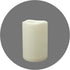 Outdoor Waterproof Flameless Candle with Timer Flickering Large Plastic Battery Operated LED Lantern Light Bright Electric Pillar for Outside Pati...