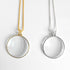 5X Magnifying Glass Pendant 1.6" Glass Lens Dia. and 35" Alloy Necklace (Silver)...