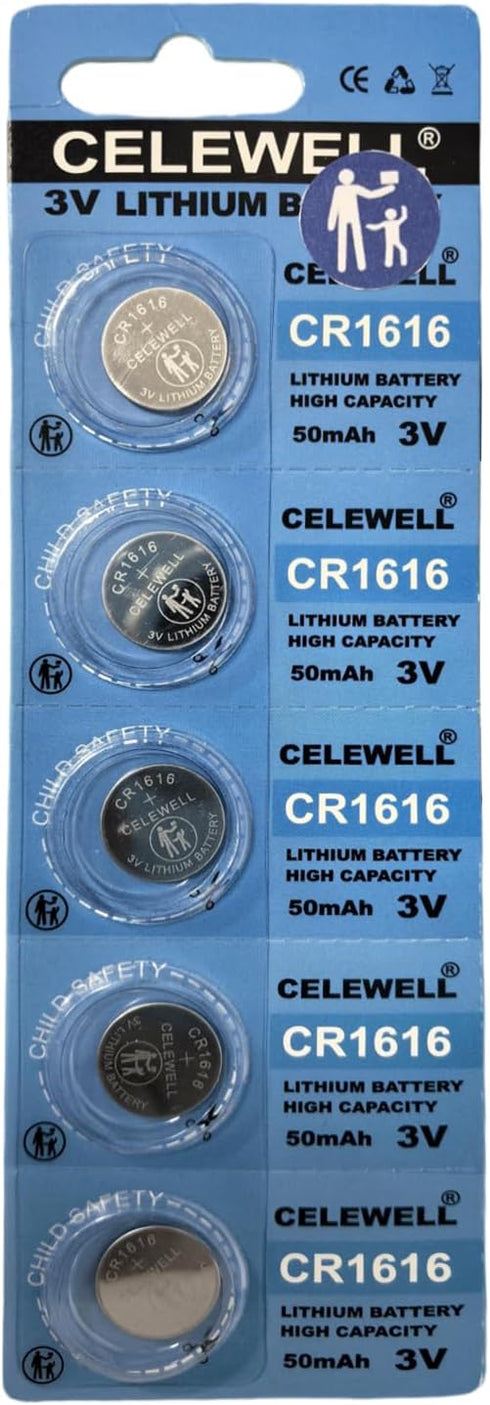 CR1616 5 Pcs 3V Lithium Battery?5-Year Warranty?...