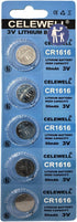 CR1616 5 Pcs 3V Lithium Battery?5-Year Warranty?...
