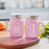 Pink Salt and Pepper Shakers Set - Pink Kitchen Accessories - Pink Kitchen Decor - 4 oz Glass Salt and Pepper Set for Cooking Table, RV, BBQ, Easy...