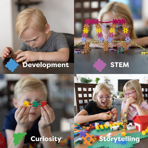 KADU Classic 250 Piece Classic Set - STEM/STEAM Building + Construction Toy, for Open + Imaginative Play...