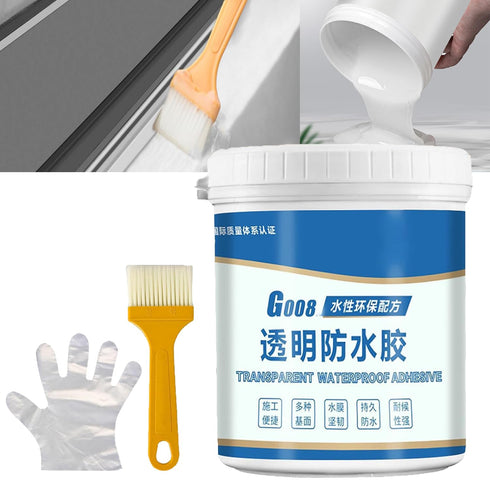 Waterproof Sealant Clear,350g Waterproof Glue,Invisible Waterproof Agent,Transparent Waterproof Coating,Waterproof Glue for Shower, Outdoors,Leaks...