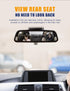 blind spot mirrors 2 pack, 2 Pieces 2 inch Round Frameless HD Convex Mirror, Wide Angle Side Mirror with 360 Degree Adjustable Angle, Blue Lens An...
