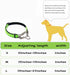 Martingale Collar for Dogs Reflective Nylon Dog Training Collars Soft Padded No Pull Adjustable Collars Stainless Steel Chain Collar for Large/Med...