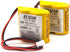 (2-Pack) 6V 1650mAh MR-BAT6V1 Lithium Battery Replacement for Maxell/Mitsubishi MR-J4, MR-BAT6V1SET, 2CR17335A-WK17 CNC PLC Battery...