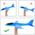 PowerTRC 17.5" Toy Throwing Foam Airplane | 4 Pack of Foam Gliding Airplane | Outdoor Sports Toys and Party Favors...