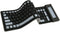 Silicone Keyboard, Foldable Silicone Keyboard Soft Waterproof Rollup Keyboard for PC Laptop Notebook, 103 Keys, Mute Typing, Lightweight (Black)...