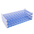 Scientific Detachable Test Tube Rack for Tubes of Dia.?17mm, 50 Holes, PS Material (2pcs) (Tuberack-50x16)...