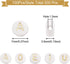 FASHEWELRY 500Pcs Vowel Acrylic Letter Beads A/E/I/O/U Initial Beads White Gold Flat Round Alphabet Letter Beads for DIY Name Bracelet Jewelry Mak...