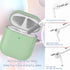 AirPods 2nd Generation Case Cover with Cleaning Kit, Full Drop Protection Cover with Lanyard, Youthful Macaroon Color for Airpods 2nd 1st Generati...