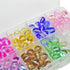 200pcs 8mm Glass Beads Kit Round Loose Crystal 8 color Synthetic Moonstone Beads for Bracelet Necklace Earrings Jewelry Making...