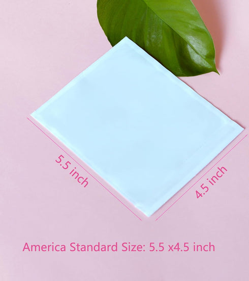 100 PCS 4.5"x 5.5" Clear Self-Adhesive Packing List Envelopes - Shipping/Mailing Pouch Enclosed Bags for Packing Slips Invoice Label...